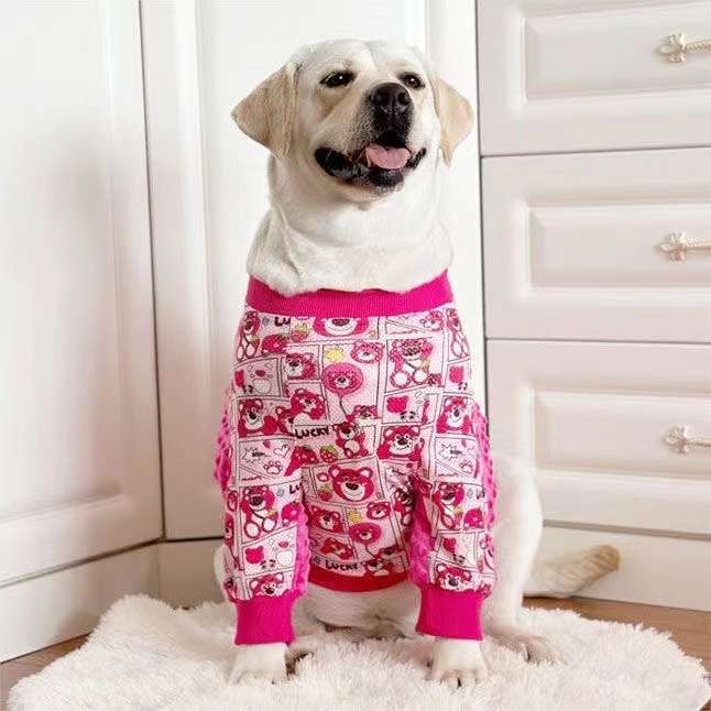 犬服 大型犬用キャラクター柄Tシャツ