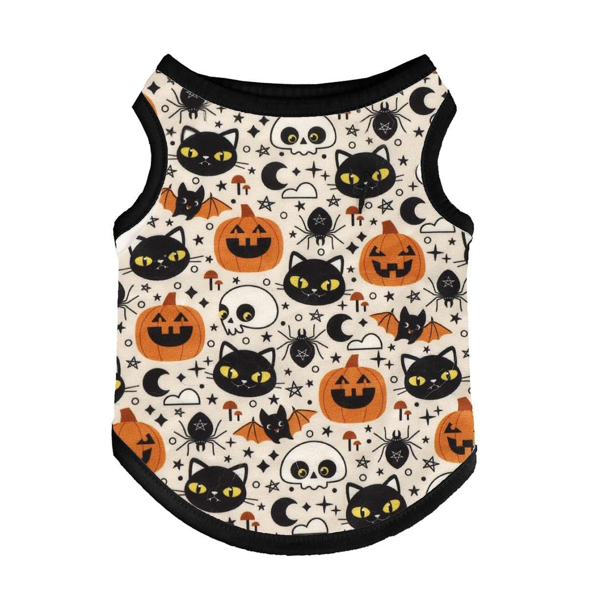 犬服 ハロウィン柄バンダナ&夏用タンクトップ