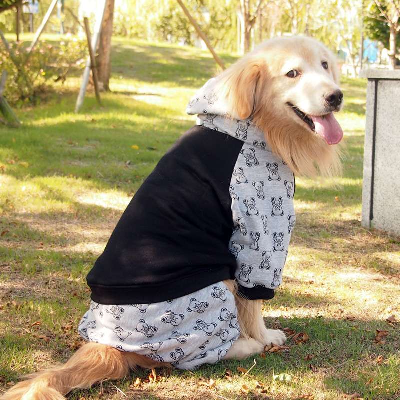 犬服 モコモコ全身つなぎパジャマ