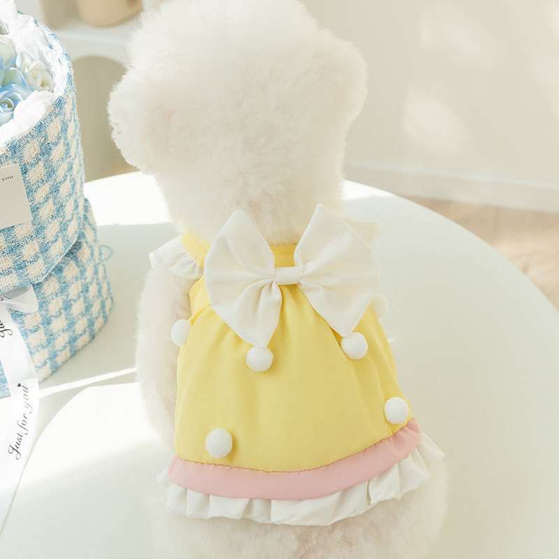 犬服 ふわもこわんちゃんのお姫様ドレス
