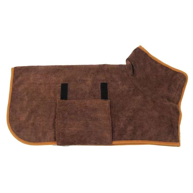 犬服 吸水性抜群のマイクロファイバードッグコート