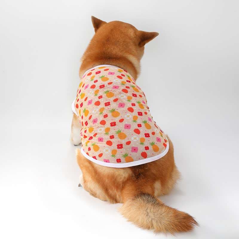 フルーツ柄タンクトップ夏用犬服