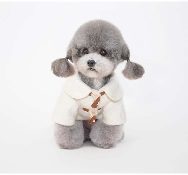 犬服 ふわもこダッフルコート