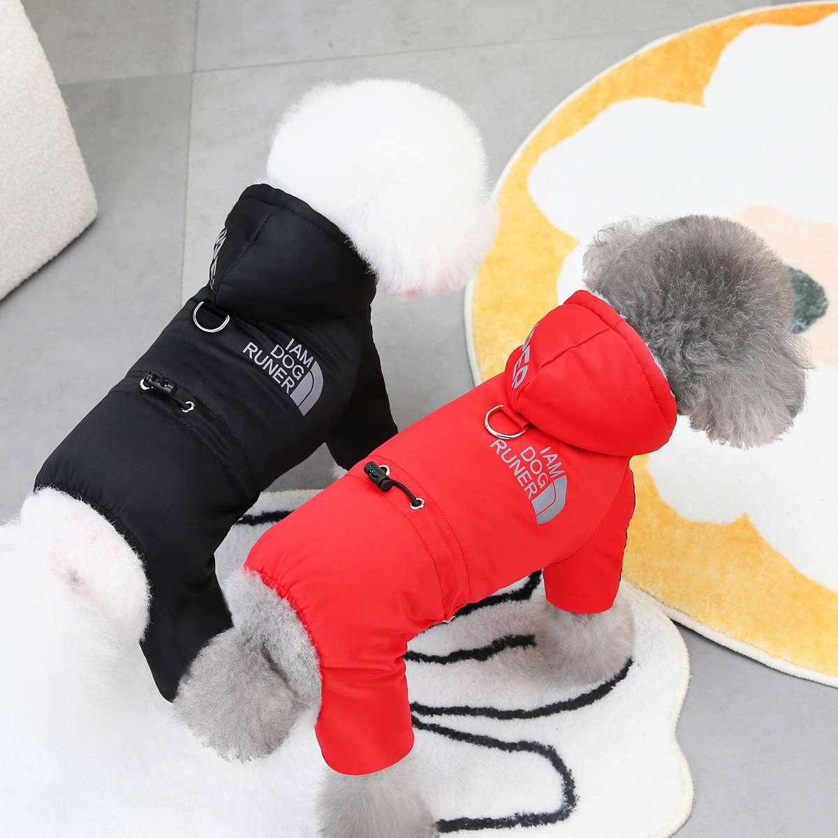 犬服 ふわもこ小型犬用防寒ジャケット