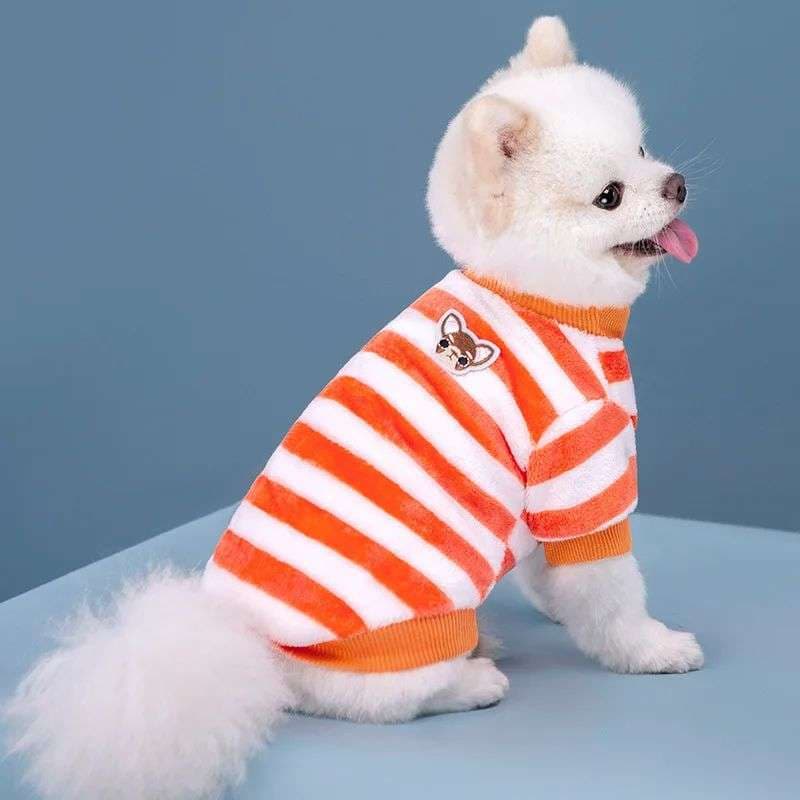 犬服 フワフワ犬用トレーナー