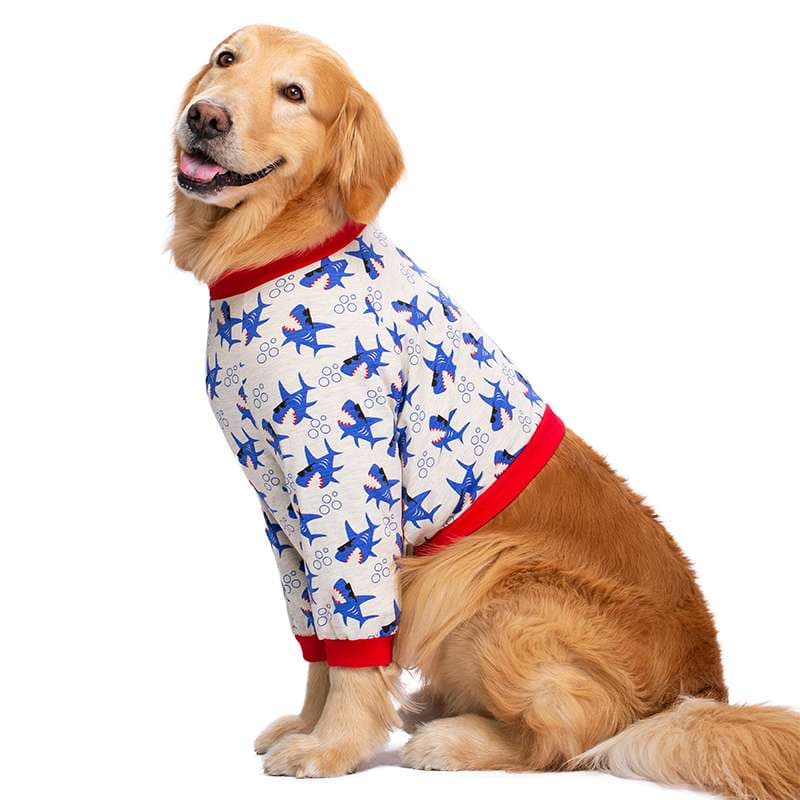 犬服 大型犬用フェアリー柄Tシャツ