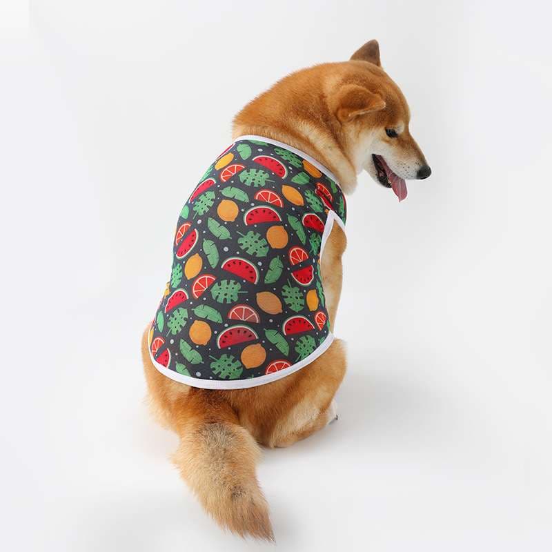 フルーツ柄タンクトップ夏用犬服