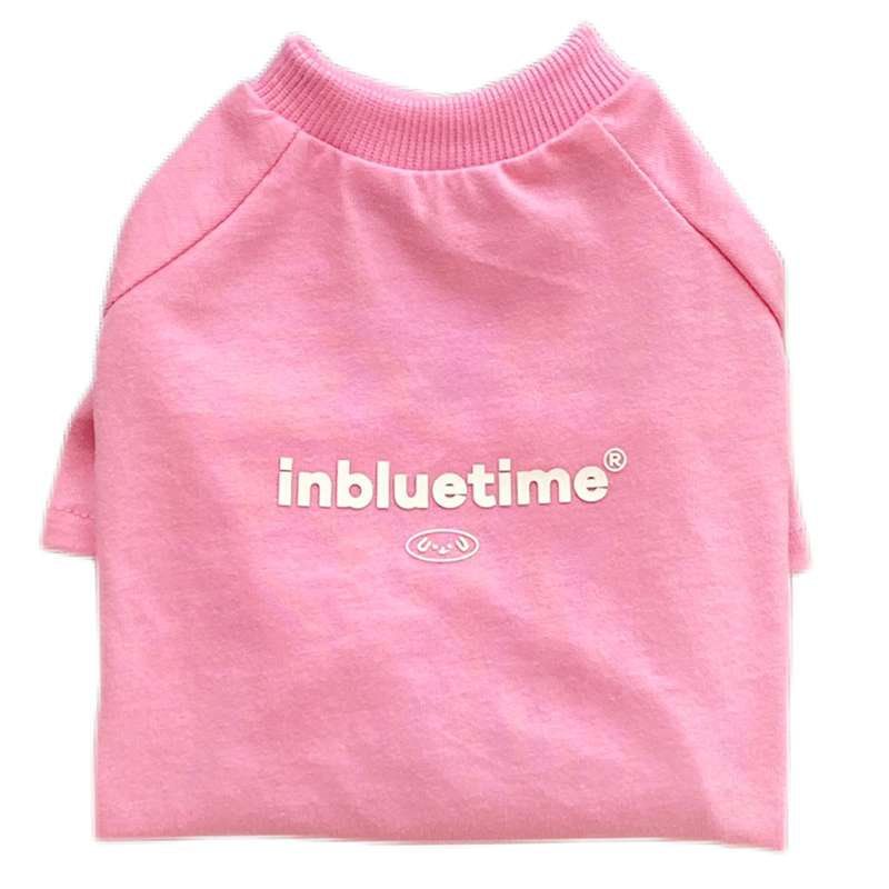 犬服 大型犬用シンプルロゴ入りTシャツ