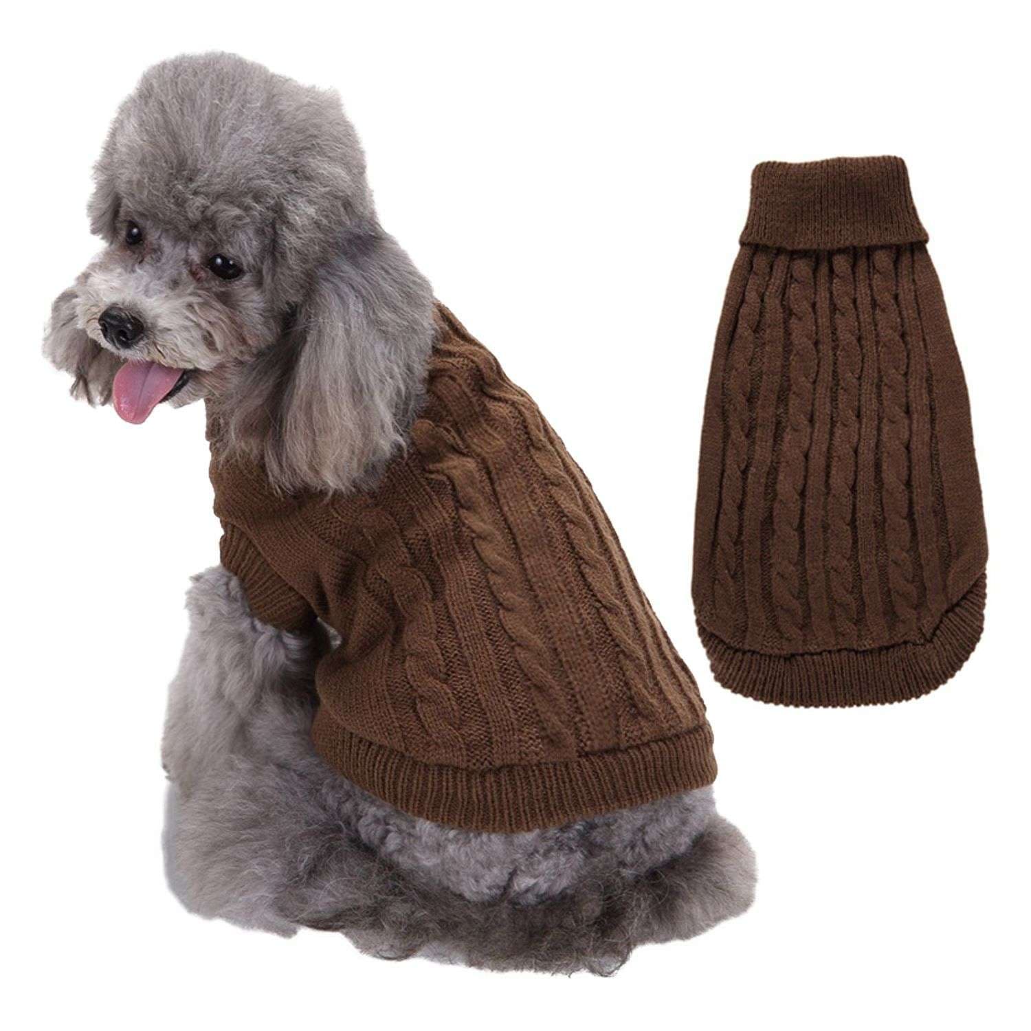 犬服 ふわふわ大型犬用ニットセーター