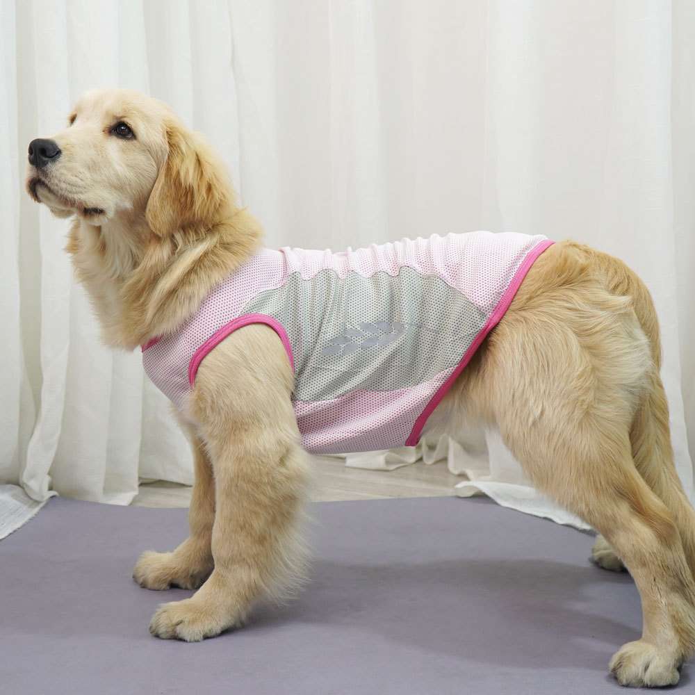 犬服 メッシュ生地の涼しい夏用犬用ベスト