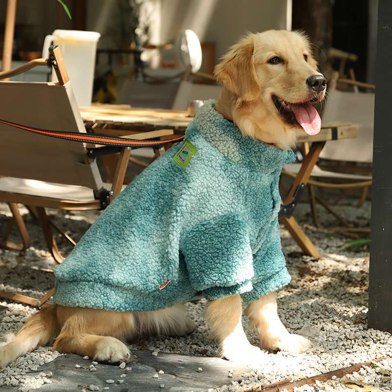 犬服 もこもこあったか大型犬用アウター