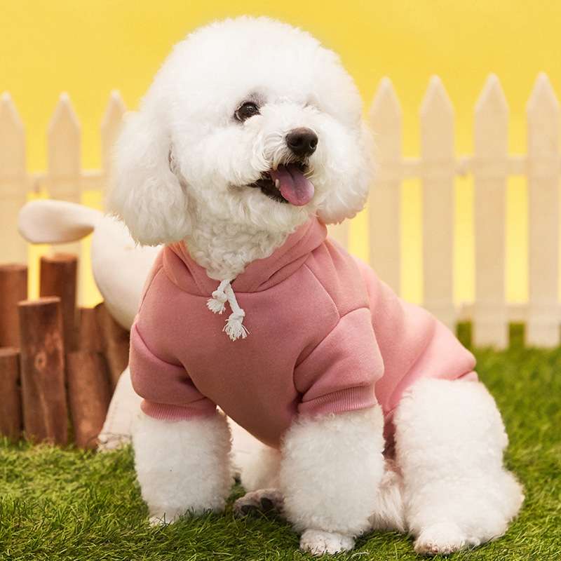 犬服 もこもこ可愛い小型犬用パーカー