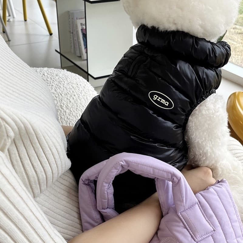 犬服 ふわもこ軽量ダウンコート