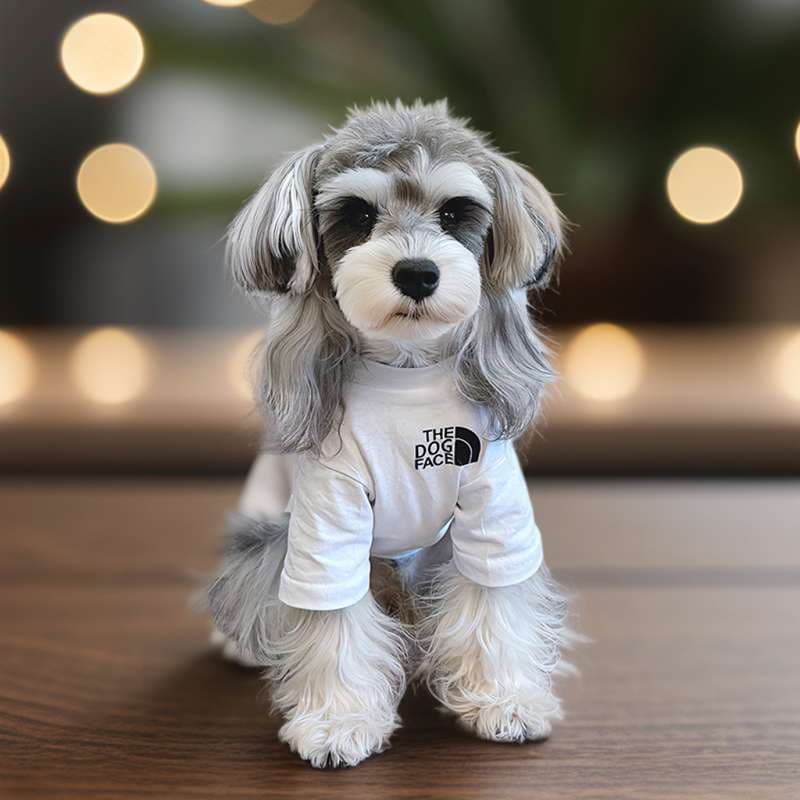 犬服 もこもこ小型犬用お出かけシャツ