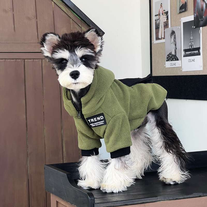 犬服 フリースパーカー犬用アウター