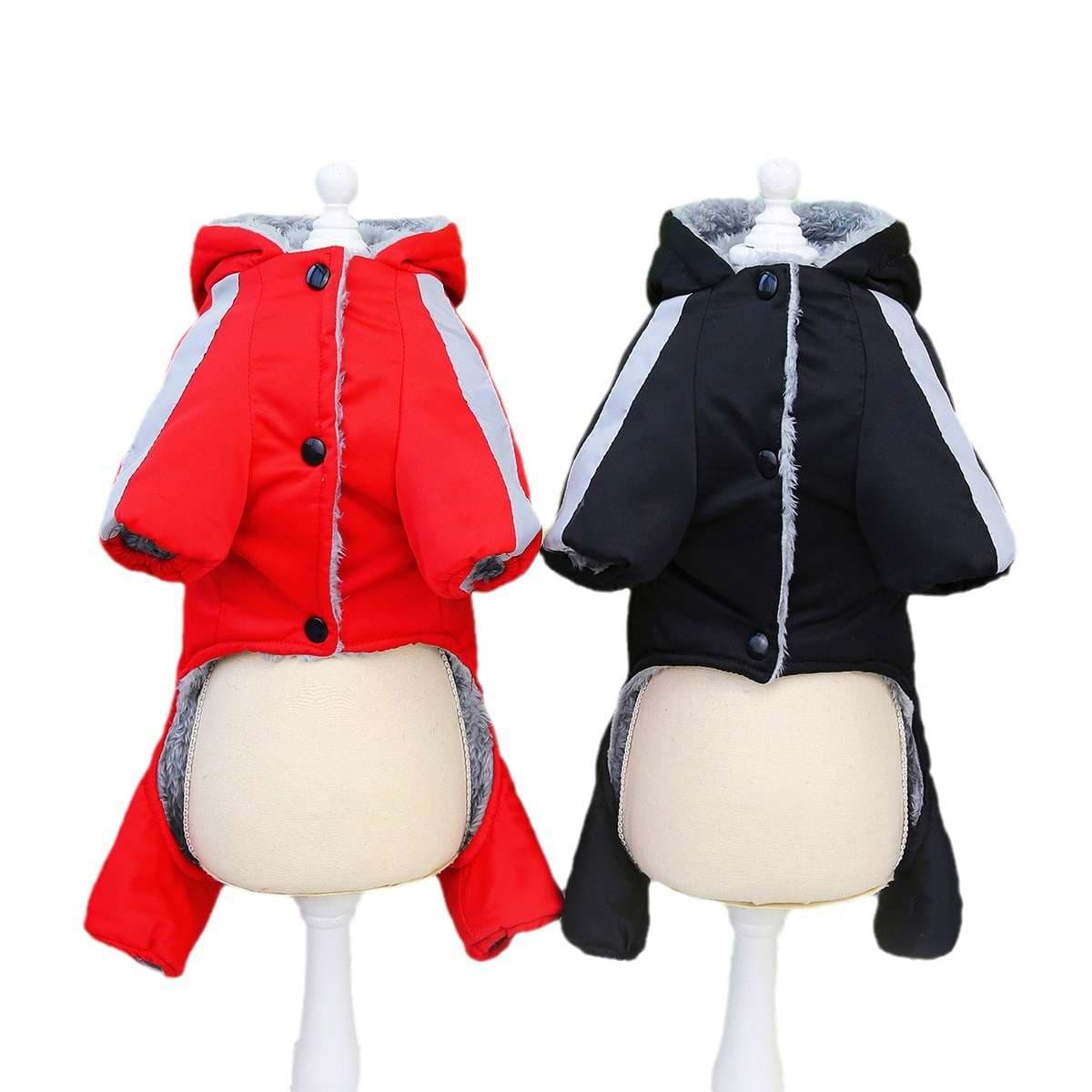 犬服 ふわもこ小型犬用防寒ジャケット