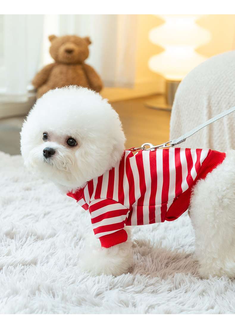犬服 ボーダー柄おしゃれペット服