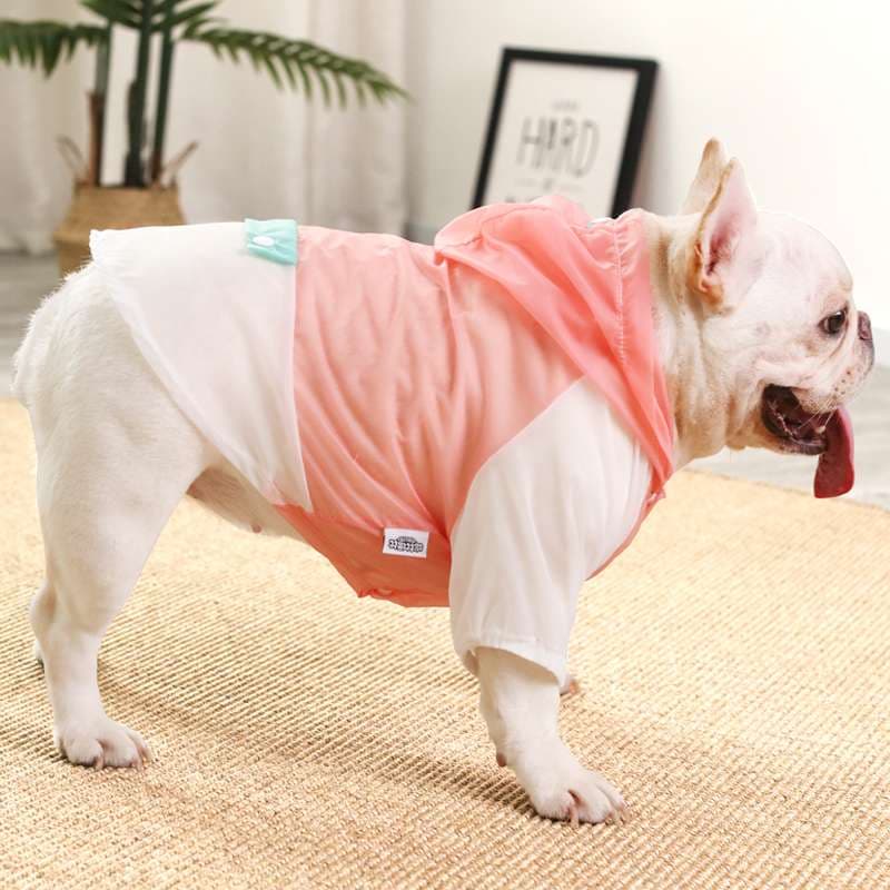 犬服 パステルカラーのパーカー