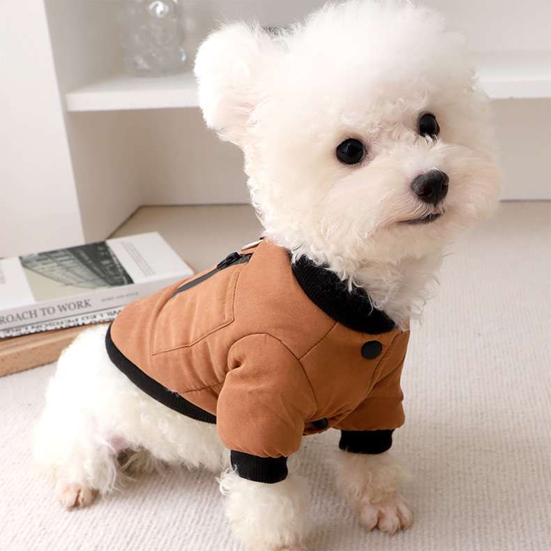 犬服 もこもこ小型犬用アウター