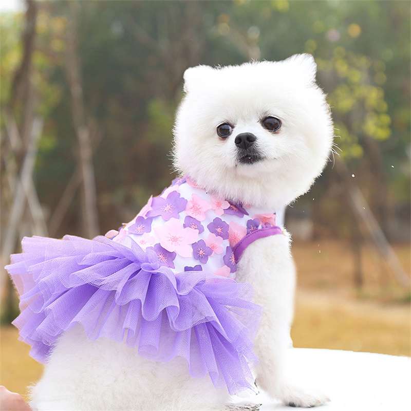 犬服 ふわふわチュチュワンピース