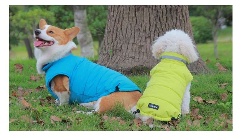 犬服 小型犬〜中型犬用ダウンベストジャケット