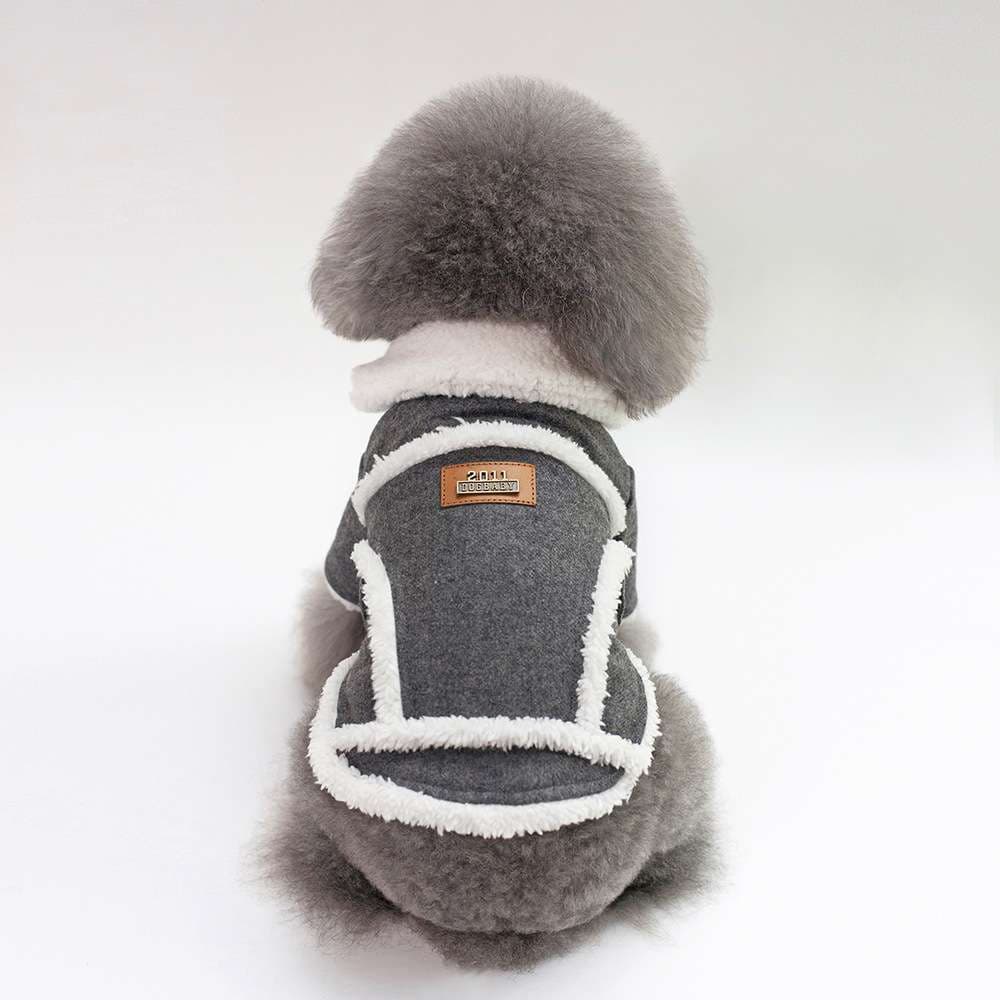犬服 もこもこあったか小型犬〜中型犬用ジャケット