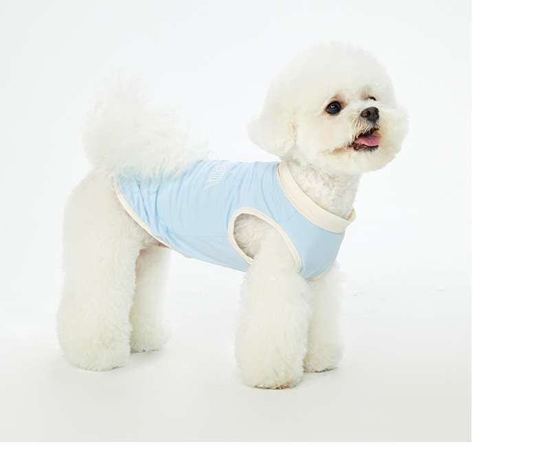 犬服 ふわもこワンちゃんの爽やかベスト