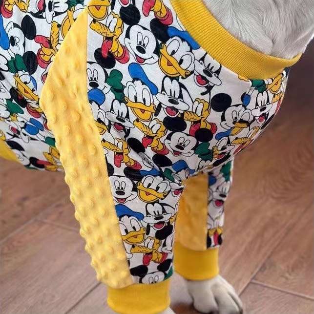 犬服 大型犬用キャラクター柄Tシャツ