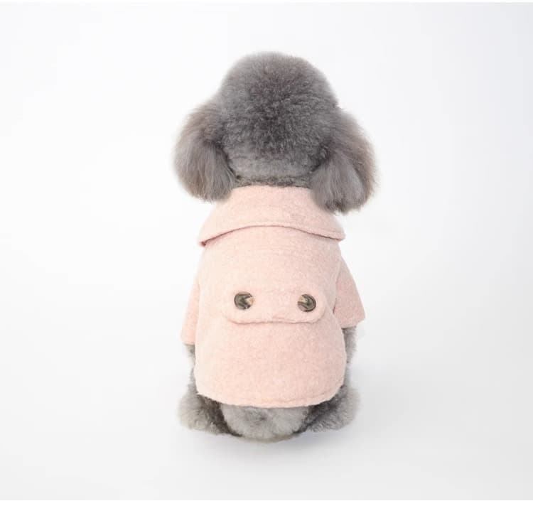 犬服 ふわもこダッフルコート