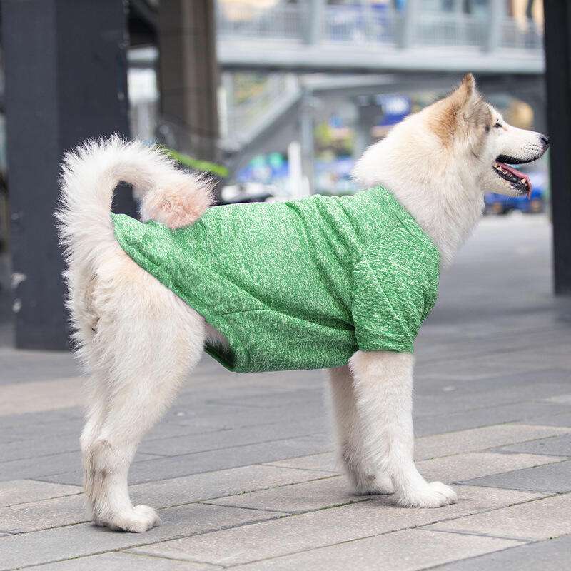 犬服 もこもこ素材の中型犬用ドッグウェア
