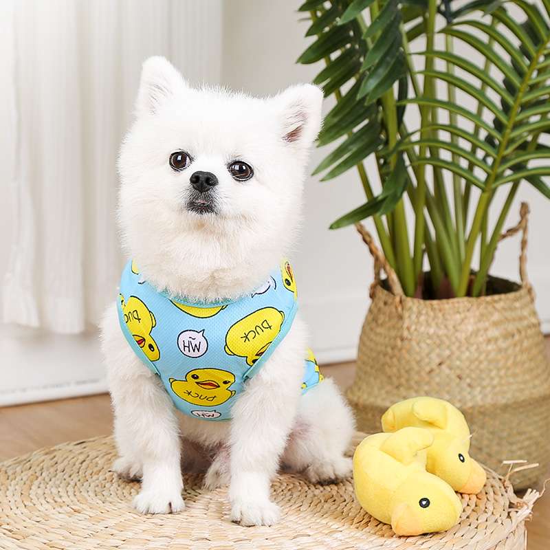 犬服 小型犬用アヒル柄タンクトップ