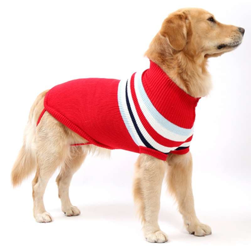 犬服 大型犬用マリンスタイル ニットセーター