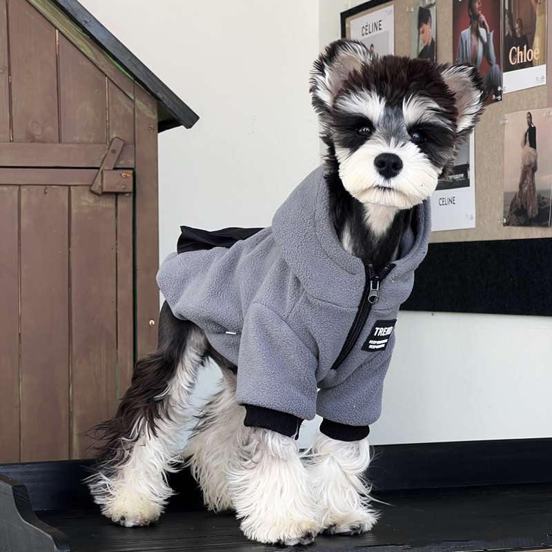 犬服 フリースパーカー犬用アウター