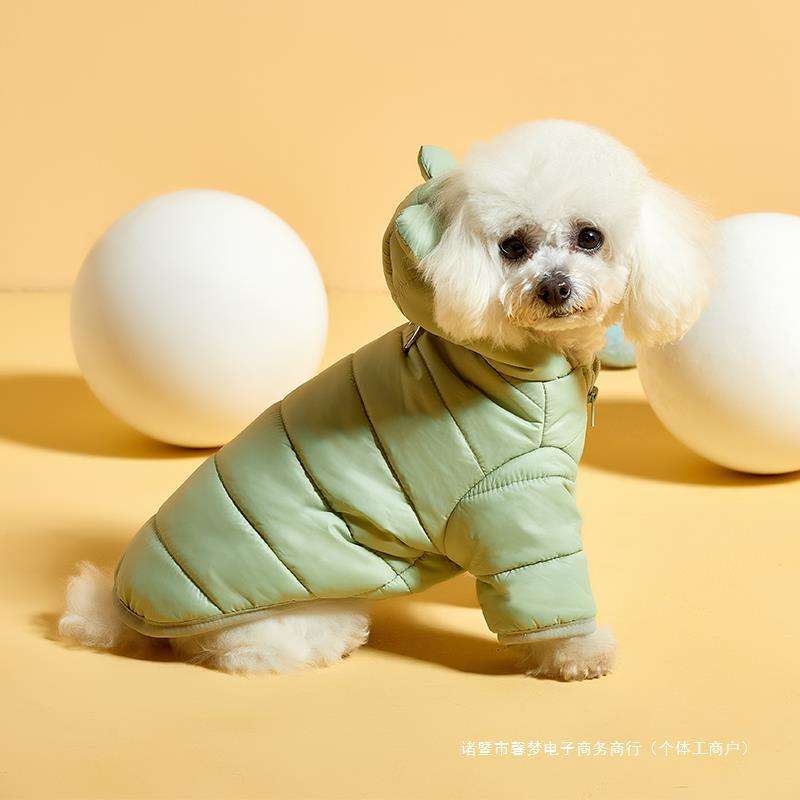 犬服 もこもこ防寒ジャンパー 愛犬用