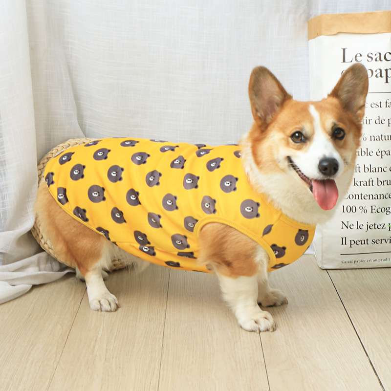 犬服 ふわもこ熊さんベスト
