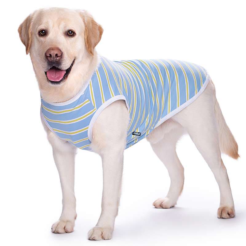 犬服 大型犬用ストライプタンクトップ