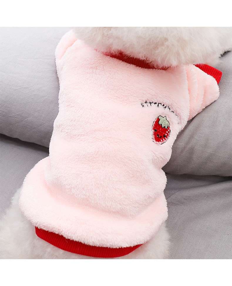 犬服 もこもこ素材のワンちゃん用トレーナー
