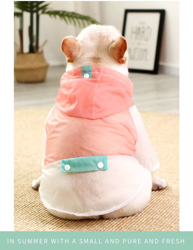 犬服 パステルカラーのパーカー