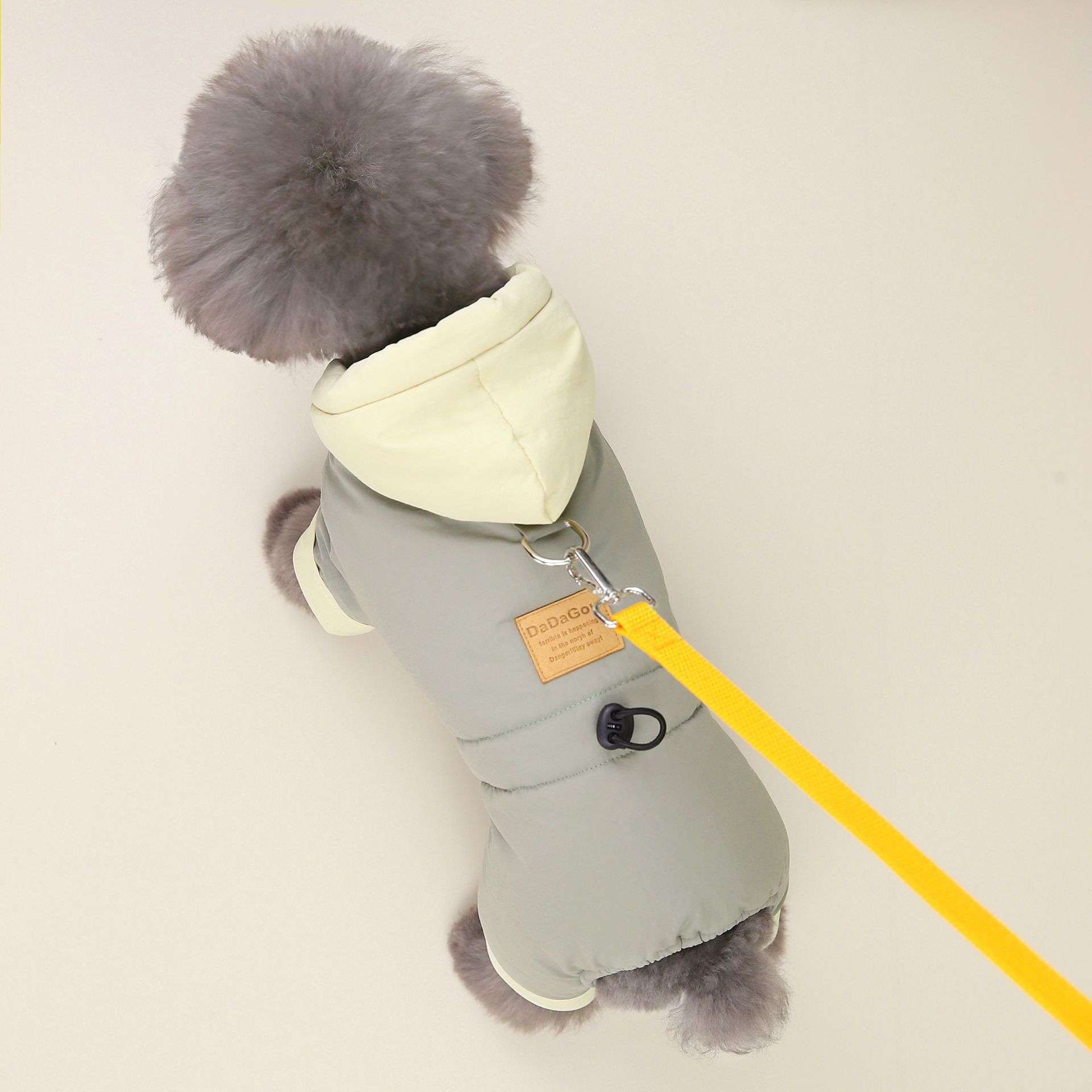 犬服 防寒ボディスーツ フード付き小型〜中型犬用