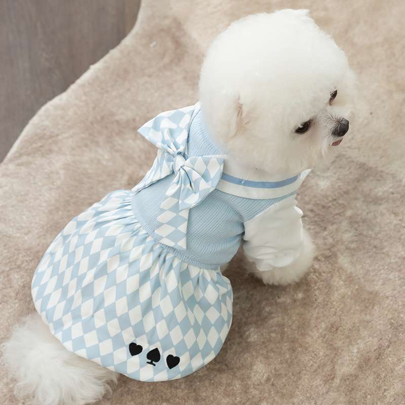 犬服 アリスのお茶会風 ワンピース