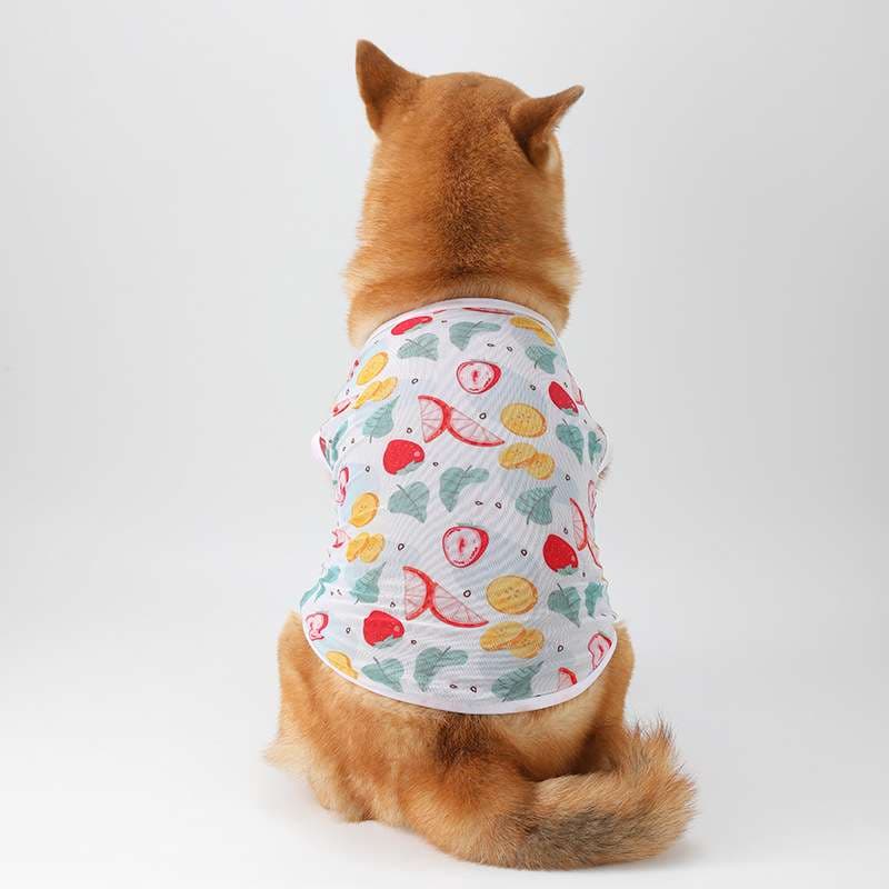 フルーツ柄タンクトップ夏用犬服