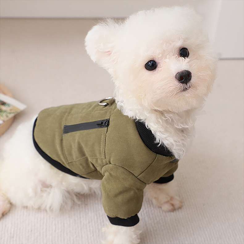 犬服 もこもこ小型犬用アウター