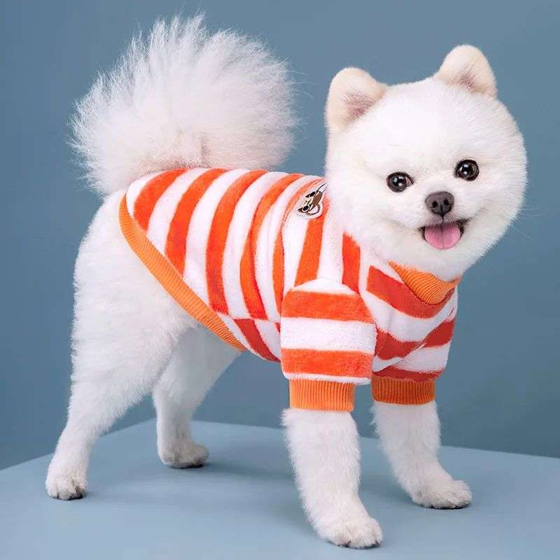 犬服 フワフワ犬用トレーナー