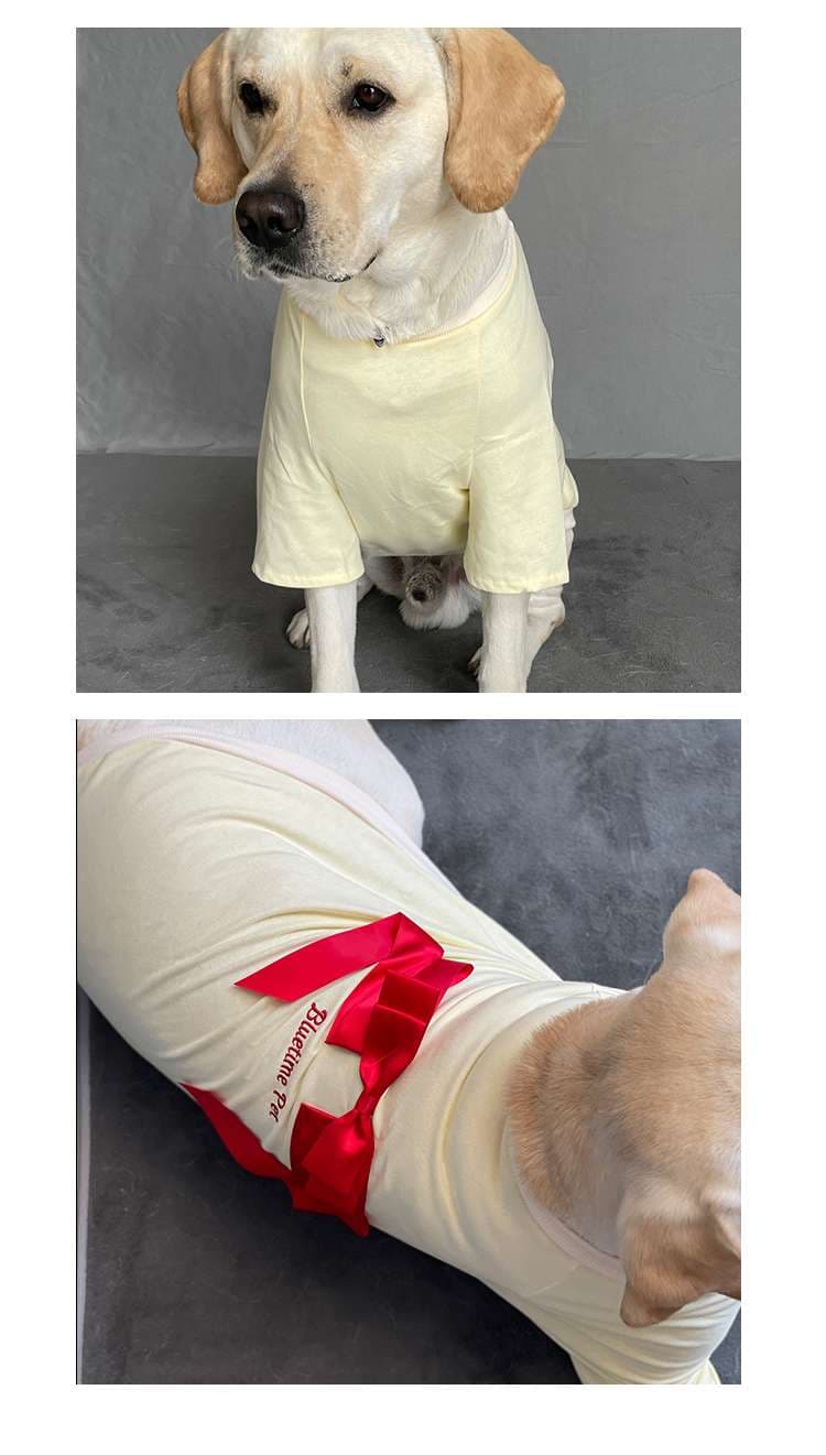 犬服 リボン付きおしゃれペット服