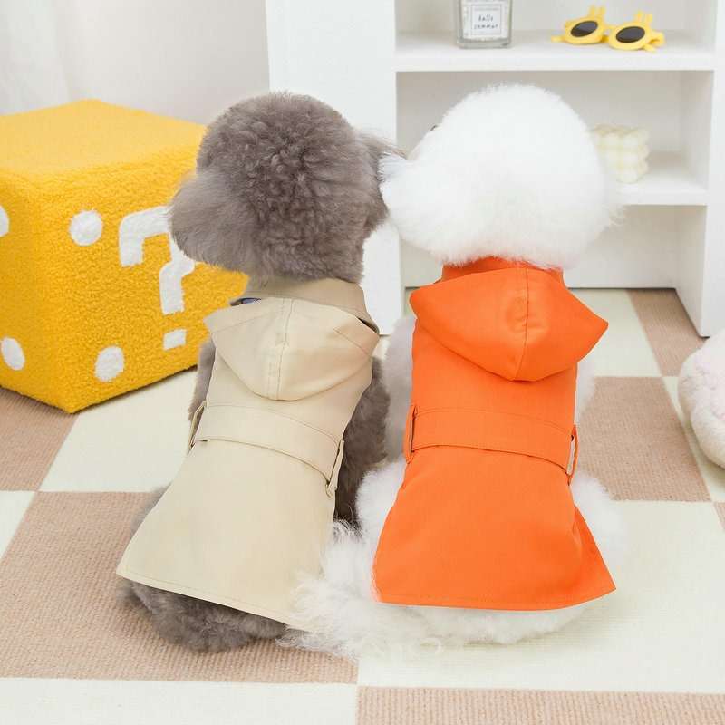 犬服 ペット用おでかけ便利レインコート
