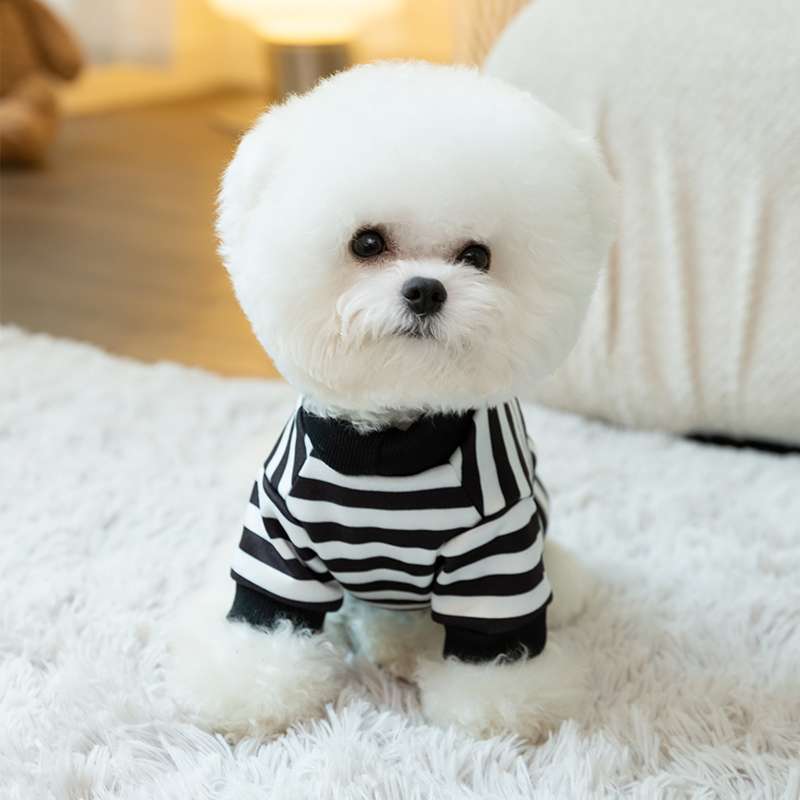 犬服 ボーダー柄おしゃれペット服