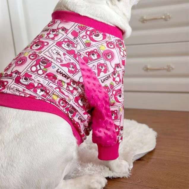 犬服 大型犬用キャラクター柄Tシャツ