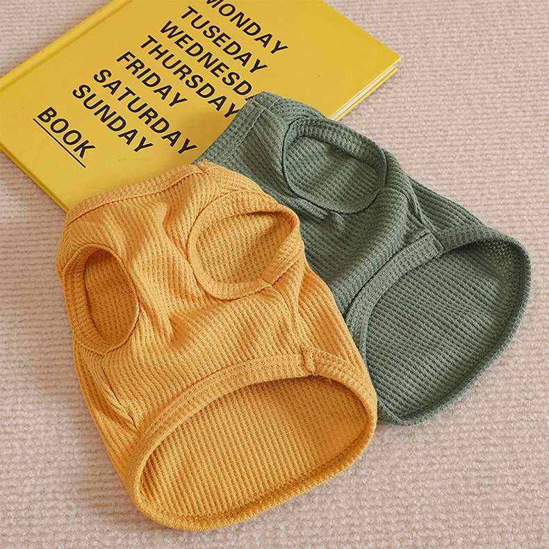 犬服 もこもこクマちゃん刺繍ニットベスト