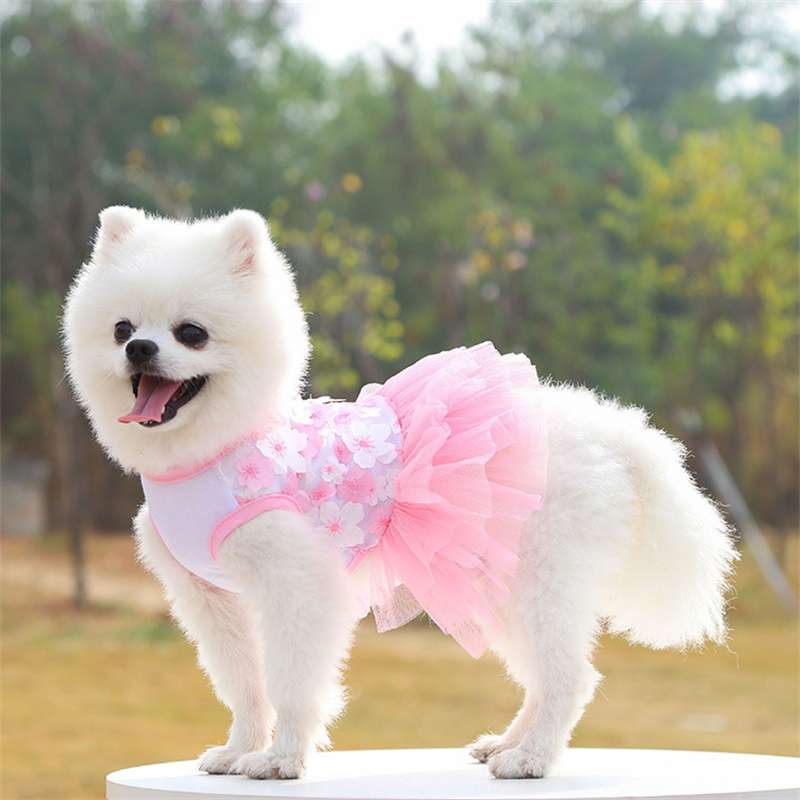 犬服 ふわふわチュチュワンピース
