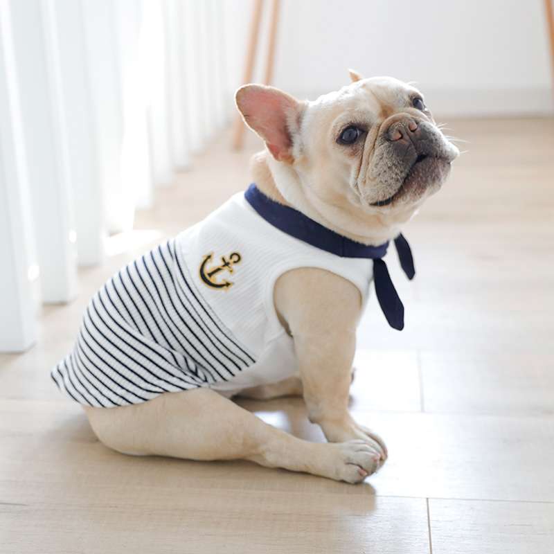 犬服 マリン風おしゃれベスト